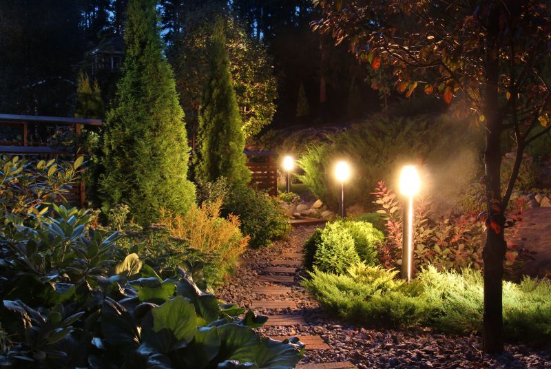 Courtyard Light Installation in Overland Park, KS