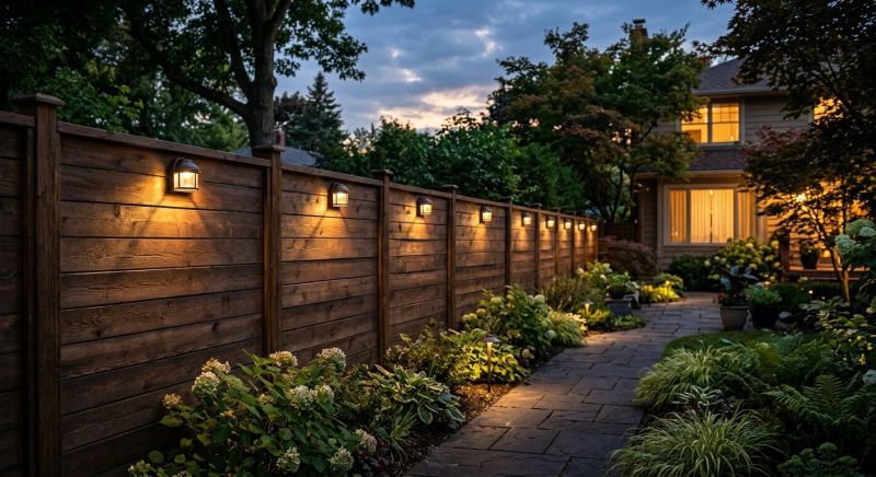 Fence Lighting Installation in Kansas City, MO