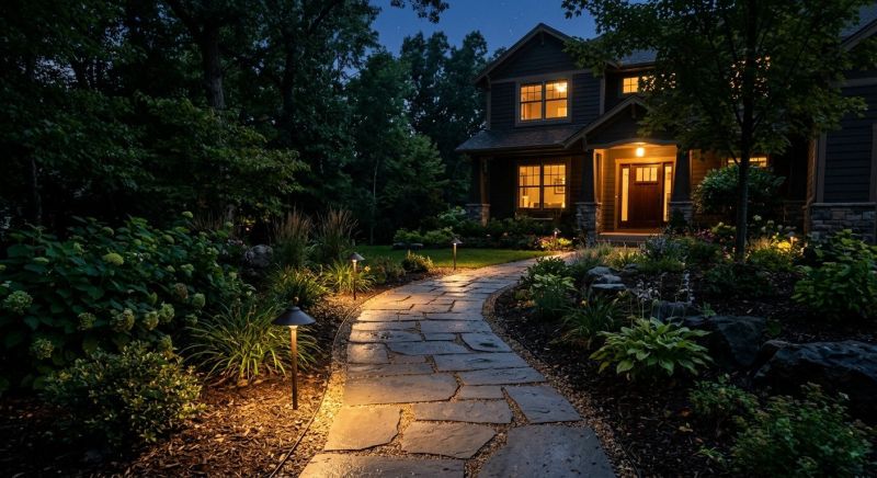 Pathway Lights Installation in Overland Park, KS