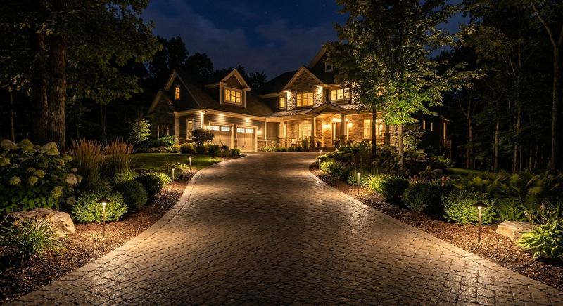 Driveway Lighting Installation in Olathe, KS