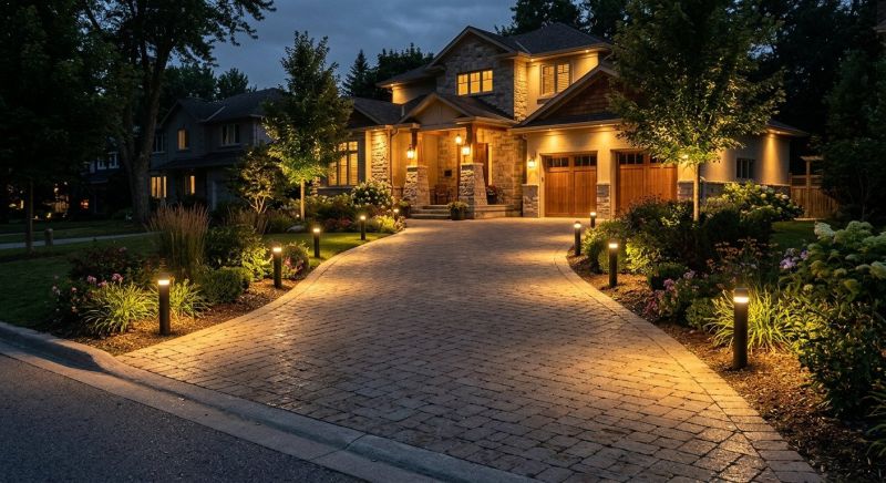 Driveway Lighting Installation in Orem, UT