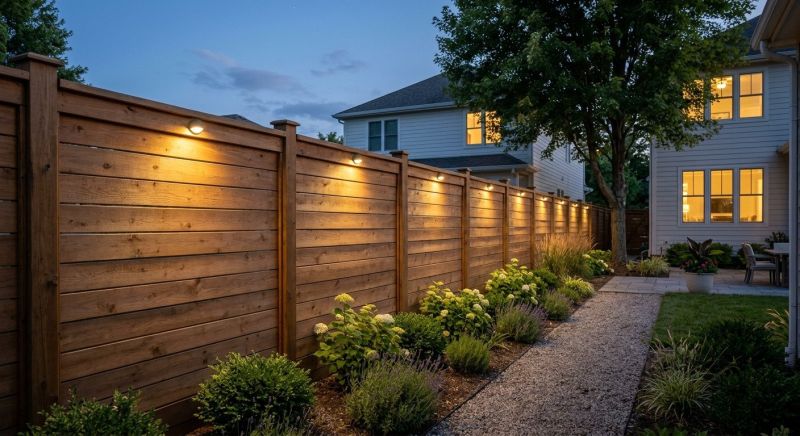 Fence Lighting Installation in Denver, CO