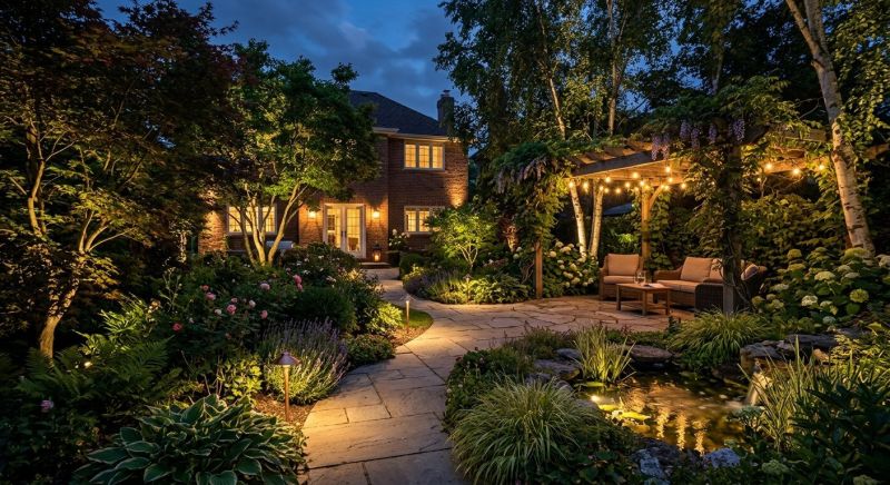 Garden Lighting Installation in Pasadena, CA