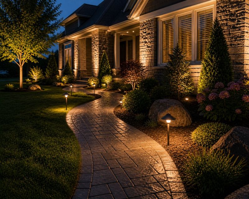 Garden Lighting Installation in Olathe, KS
