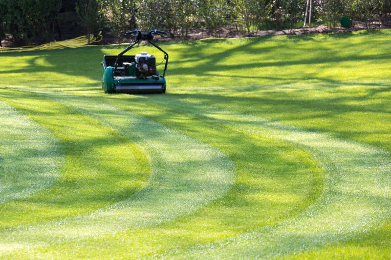 Lawn Treatment Equipment in Use