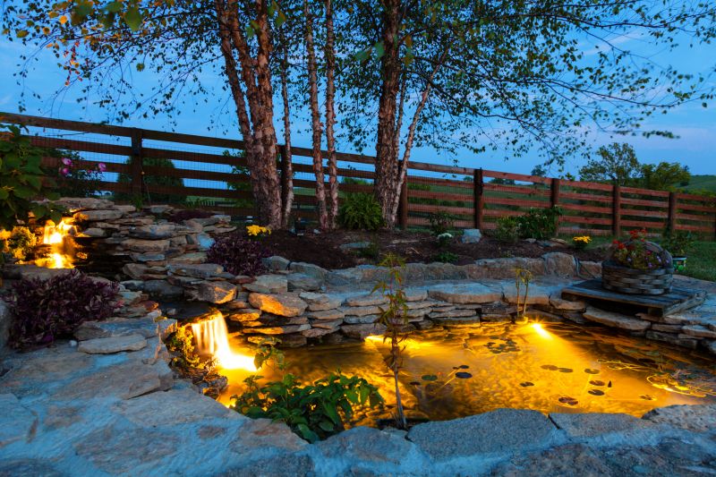 Pond Lighting Installation in Prescott Valley, AZ