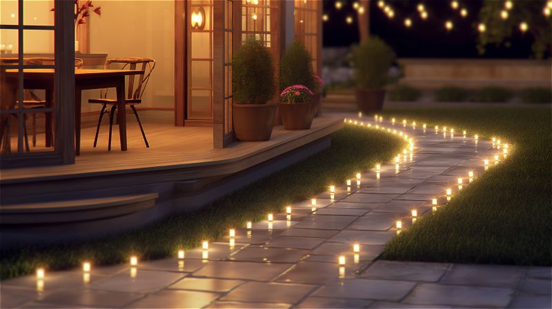Walkway Lighting Installation in Olathe, KS