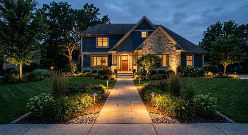Walkway Lighting Installation in Heber City, UT